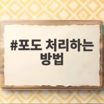 포도 처리하는 방법
